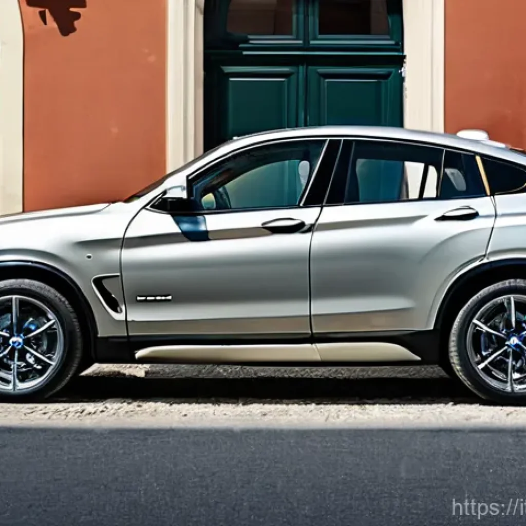 BMW X4 쿠페형 SUV의 트림별 옵션 - **Prompt 1: Urban Elegance with the BMW X4 xLine**
    "A sleek BMW X4 in xLine trim, showcasing its...