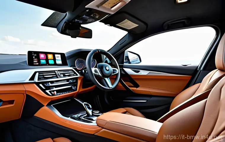 BMW X4 쿠페형 SUV의 트림별 옵션 - **Prompt 2: Dynamic Performance of the BMW X4 M Sport**
    "A powerful BMW X4 in M Sport trim, capt...