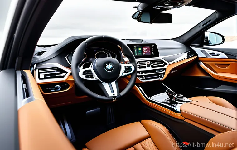 BMW X6 쿠페형 SUV 디자인 분석 - **Prompt 2: Flowing Side and Rear Profile of the BMW X6 (G06)**
    "A striking side profile shot of...