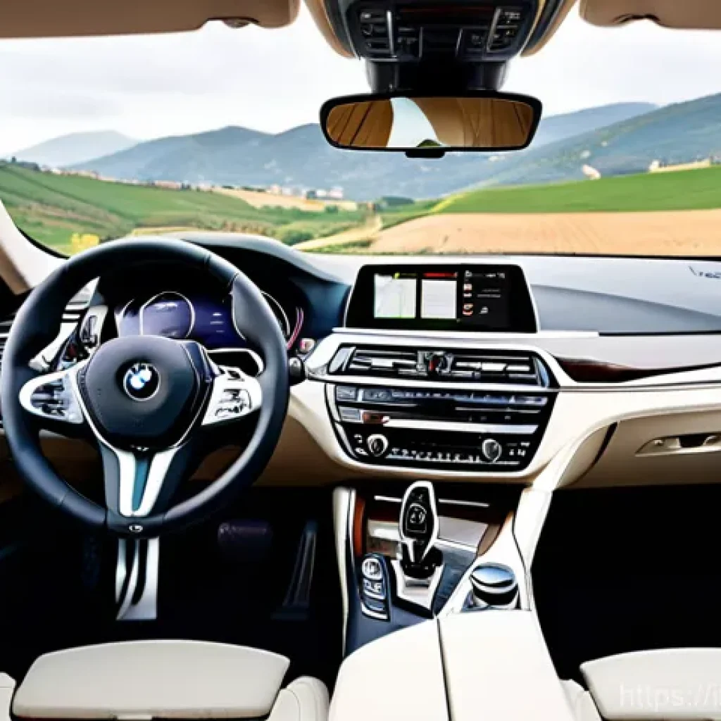 BMW 6시리즈 GT의 장거리 주행 성능 - **"Infinite Comfort on an Italian Journey"**
Visualize the luxurious interior of a BMW 6 Series ...