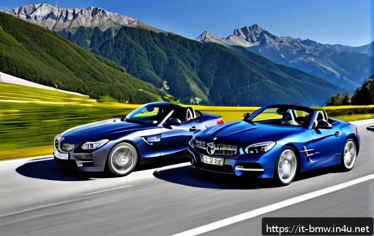 BMW Z4와 메르세데스 SL 비교 관련 이미지 2